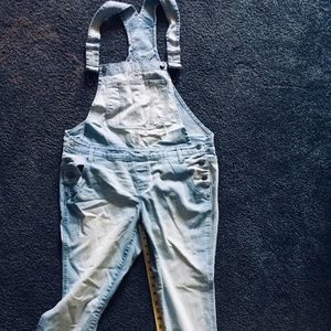 lei Washed Denim Overalls - Junior Size L